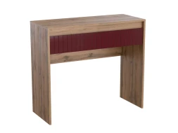 Стол туалетный Ливерпуль, вотан/бордо глянец