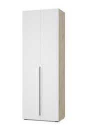 Шкаф 2-х дверный Х21 Харди, Дуб серый/Белый