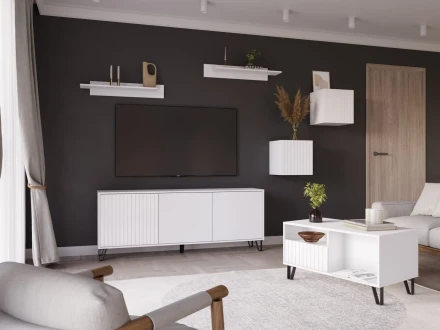 Полка Ливерпуль, белый 